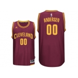 Cleveland Cavaliers #00 Chris Andersen New Swingman Road Wine Jersey