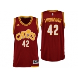 Cleveland Cavaliers #42 Nate Thurmond Hardwood Classic Throwback Red Swingman Jersey