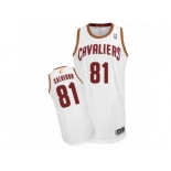 Men Adidas Cleveland Cavaliers #81 Jose Calderon Authentic White Home NBA Jersey