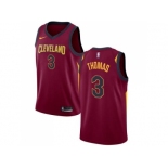 Men Nike Cleveland Cavaliers #3 Isaiah Thomas Red Stitched NBA Swingman Jersey