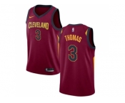 Men Nike Cleveland Cavaliers #3 Isaiah Thomas Red Stitched NBA Swingman Jersey