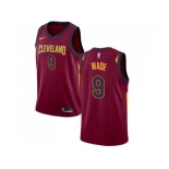 Men Nike Cleveland Cavaliers #9 Dwyane Wade Red Stitched NBA Swingman Jersey