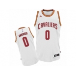 Men's Adidas Cleveland Cavaliers #0 Chris Andersen Swingman White Home NBA Jersey