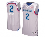 Men's Adidas Cleveland Cavaliers #2 Kyrie Irving Swingman Gray 2017 All Star NBA Jersey