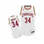 Men's Adidas Cleveland Cavaliers #34 Mike Dunleavy Swingman White Home NBA Jersey