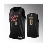 Men's Cleveland Cavaliers #0 Kevin Love Black Statement Edition Stitched Basketball Jersey