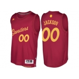 Men's Cleveland Cavaliers #00 Chris Jackson 2016 Christmas Day Burgundy NBA Swingman Jersey