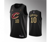 Men's Cleveland Cavaliers #10 Darius Garland Black Statement Edition Stitched Basketball Jersey