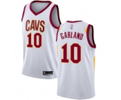 Men's Cleveland Cavaliers #10 Darius Garland White Basketball Swingman Association Edition Jersey