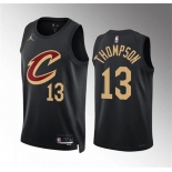 Men's Cleveland Cavaliers #13 Tristan Thompson Black Statement Edition Stitched Jersey