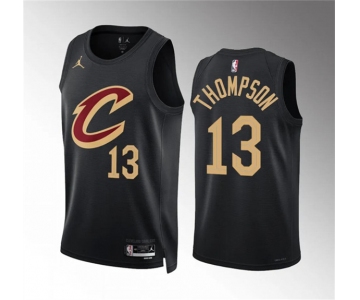 Men's Cleveland Cavaliers #13 Tristan Thompson Black Statement Edition Stitched Jersey