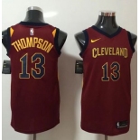 Men's Cleveland Cavaliers #13 Tristan Thompson Red NBA Swingman Icon Edition Jersey