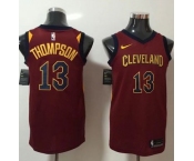 Men's Cleveland Cavaliers #13 Tristan Thompson Red NBA Swingman Icon Edition Jersey