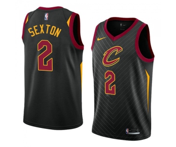 Men's Cleveland Cavaliers 2 Collin Sexton Swingman Statement Edition Jersey