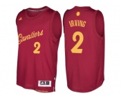 Men's Cleveland Cavaliers #2 Kyrie Irving Burgundy 2016 Christmas Day NBA Swingman Jersey