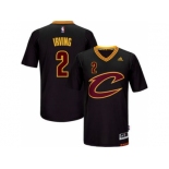 Men's Cleveland Cavaliers #2 Kyrie Irving adidas Black Pride Swingman Jersey