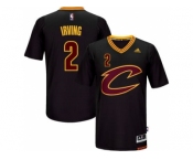 Men's Cleveland Cavaliers #2 Kyrie Irving adidas Black Pride Swingman Jersey