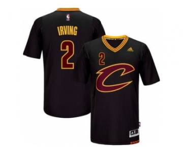 Men's Cleveland Cavaliers #2 Kyrie Irving adidas Black Pride Swingman Jersey