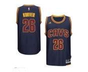 Men's Cleveland Cavaliers #26 Kyle Korver adidas Navy Player Swingman CavFanatic Jersey