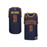 Men's Cleveland Cavaliers #3 Derrick Williams adidas Navy Player Swingman CavFanatic Jersey