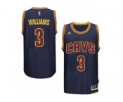 Men's Cleveland Cavaliers #3 Derrick Williams adidas Navy Player Swingman CavFanatic Jersey