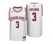 Men's Cleveland Cavaliers #3 Derrick Williams adidas White Player Swingman Home Jersey