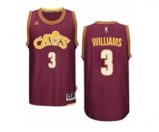 Men's Cleveland Cavaliers #3 Derrick Williams adidas Wine Hardwood Classic Swingman Jersey