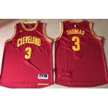 Men's Cleveland Cavaliers #3 Thomas Rose Red Road Stitched NBA Jersey