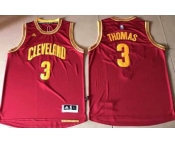 Men's Cleveland Cavaliers #3 Thomas Rose Red Road Stitched NBA Jersey