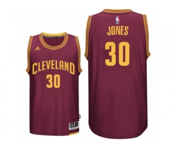 Men's Cleveland Cavaliers #30 Dahntay Jones New Swingman Road Wine Jersey