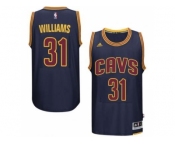 Men's Cleveland Cavaliers #31 Deron Williams adidas Navy Player Swingman CavFanatic Jersey