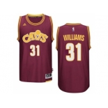 Men's Cleveland Cavaliers #31 Deron Williams adidas Wine Hardwood Classics Swingman Jersey