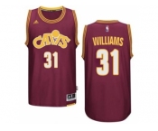 Men's Cleveland Cavaliers #31 Deron Williams adidas Wine Hardwood Classics Swingman Jersey