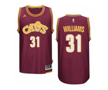 Men's Cleveland Cavaliers #31 Deron Williams adidas Wine Hardwood Classics Swingman Jersey