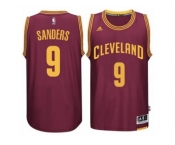 Men's Cleveland Cavaliers #9 Larry Sanders adidas Burgundy Player Swingman Road Jersey