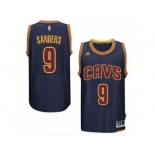 Men's Cleveland Cavaliers #9 Larry Sanders adidas Navy Player Swingman CavFanatic Jersey