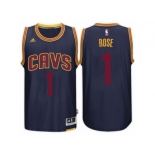 Men's Derrick Rose Cleveland Cavaliers #1 Alternate Navy New Swingman Jersey