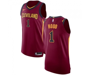 Men's Nike Cleveland Cavaliers #1 Rodney Hood Authentic White NBA Jersey - Association Edition