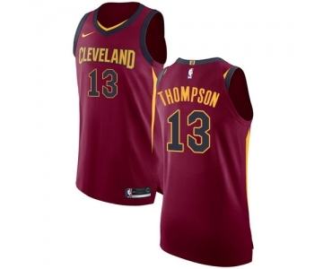 Men's Nike Cleveland Cavaliers #13 Tristan Thompson Authentic Maroon Road NBA Jersey - Icon Edition