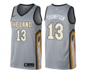 Men's Nike Cleveland Cavaliers #13 Tristan Thompson Swingman Gray NBA Jersey - City Edition