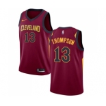 Men's Nike Cleveland Cavaliers #13 Tristan Thompson Swingman Maroon Road NBA Jersey - Icon Edition