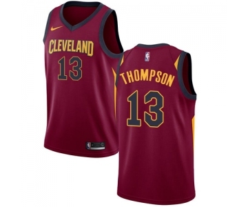 Men's Nike Cleveland Cavaliers #13 Tristan Thompson Swingman Maroon Road NBA Jersey - Icon Edition