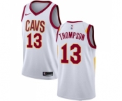 Men's Nike Cleveland Cavaliers #13 Tristan Thompson Swingman White Home NBA Jersey - Association Edition