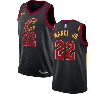 Men's Nike Cleveland Cavaliers #22 Larry Nance Jr. Authentic Black NBA Jersey Statement Edition