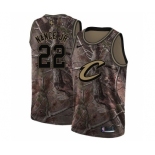 Men's Nike Cleveland Cavaliers #22 Larry Nance Jr. Swingman Camo Realtree Collection NBA Jersey