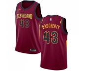 Men's Nike Cleveland Cavaliers #43 Brad Daugherty Swingman Maroon Road NBA Jersey - Icon Edition