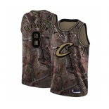 Men's Nike Cleveland Cavaliers #8 Jordan Clarkson Swingman Camo Realtree Collection NBA Jersey