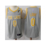 Nike Cleveland Cavaliers #0 Kevin Love Gray NBA Swingman City Edition Jersey