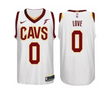 Nike NBA Cleveland Cavaliers #0 Kevin Love Jersey 2017-18 New Season White Jersey