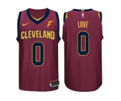 Nike NBA Cleveland Cavaliers #0 Kevin Love Jersey 2017-18 New Season Wine Red Jersey